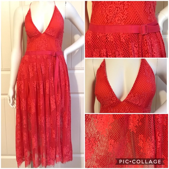 PRICE ⤵️Free People Match Point Lace Midi Dress - Picture 8 of 8